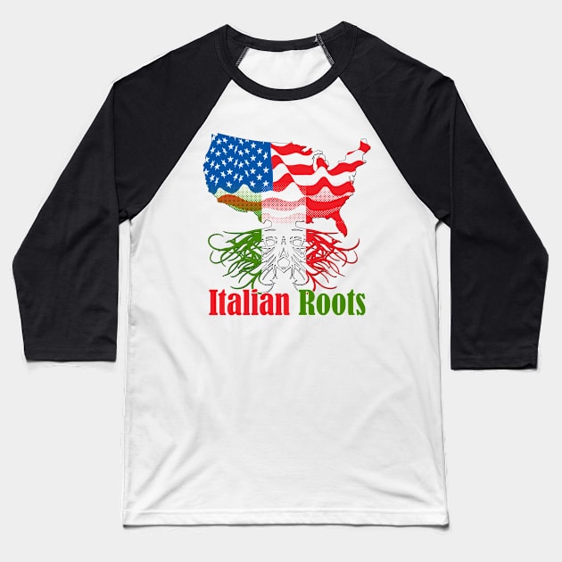 Italian roots Baseball T-Shirt by Art_Zone